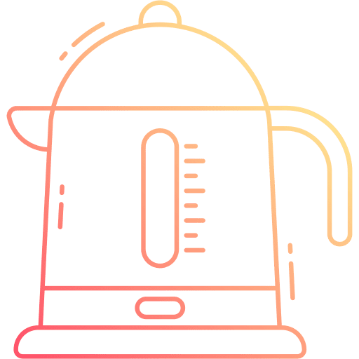 Electric kettle hot water kitchen appliance kitchenware icon Electric kettle hot water kitchen appliance kitchenware icon