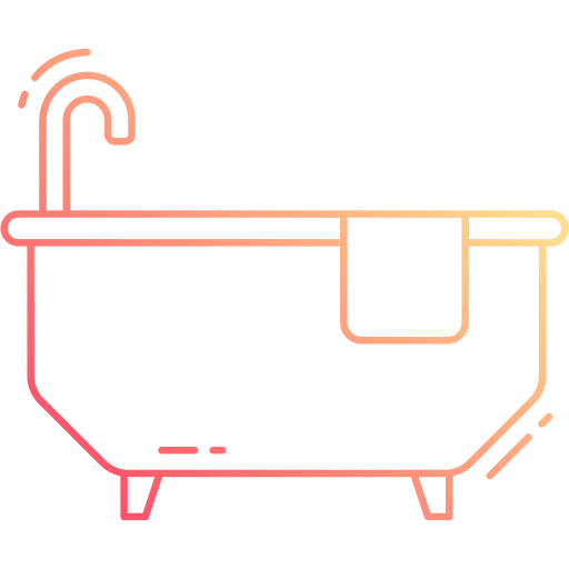 Bathtub bath wellness shower icon Bathtub bath wellness shower icon