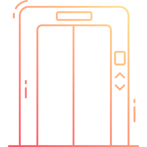 Elevator transportation transport lift icon Elevator transportation transport lift icon