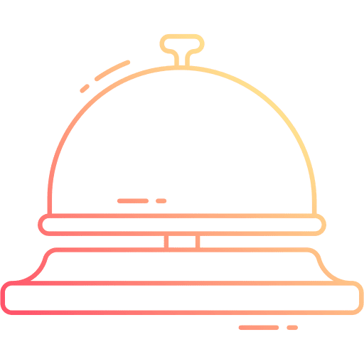 Reception bell desk bell holidays hotel service icon Reception bell desk bell holidays hotel service icon