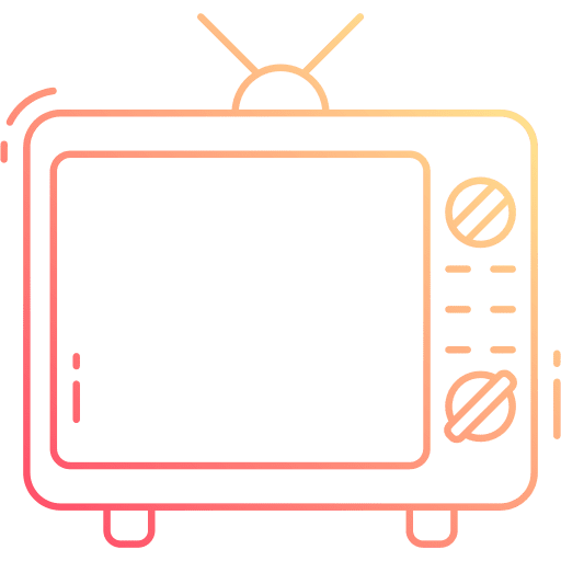 Television television vintage old tv icon Television television vintage old tv icon