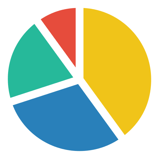 Pie chart pie chart business and finance infographic elements icon
