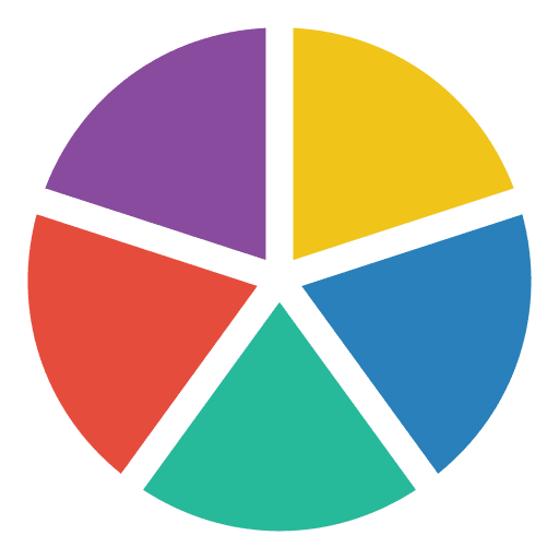 Pie chart pie graph business and finance analytics icon