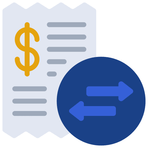 Fees transaction fees fee icon