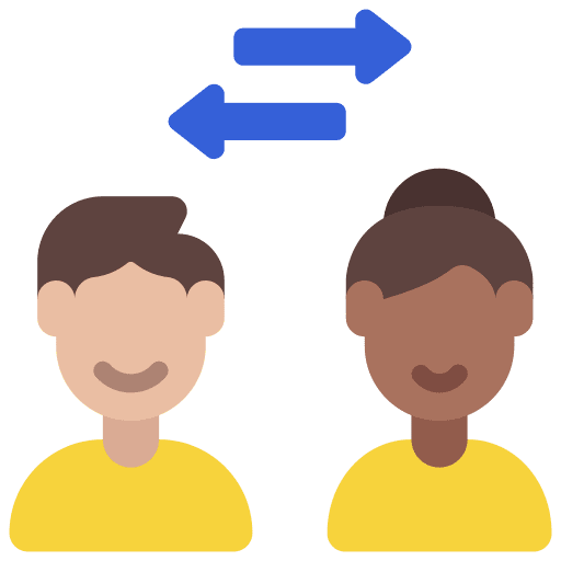 Peer to peer banking transactions avatar icon