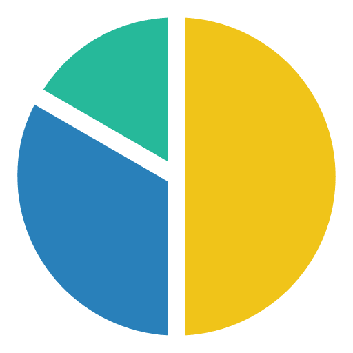 Pie chart statistics business and finance report icon Pie chart statistics business and finance report icon
