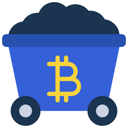 Mining cart western mining mine icon