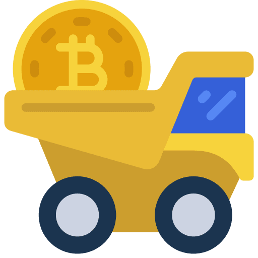 Mining industry construction transport mining hardware icon