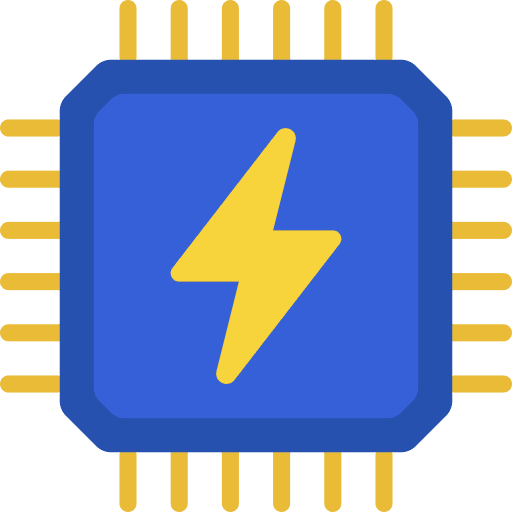 Processing electronics ram processor icon