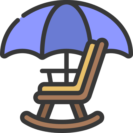Pension retirement service security icon