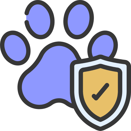 Pet insurance dog shield insurance icon