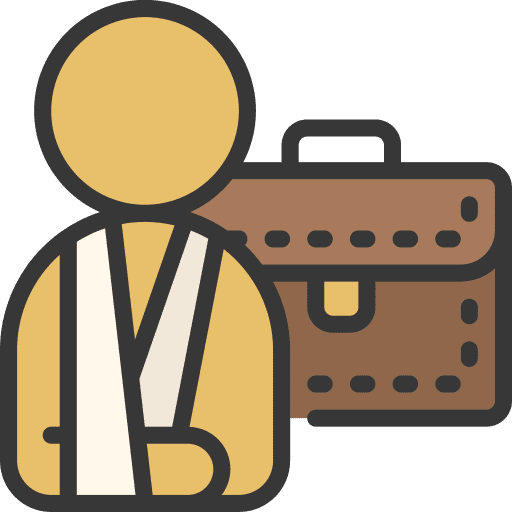 Workplace medical protection insurance icon
