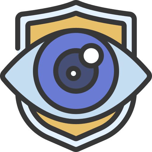 Eye insurance insurance vision shield icon