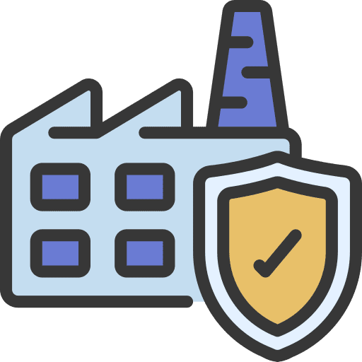 Factory plant shield factory plant powerplant icon