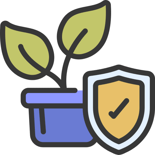 Growth growth security shield icon
