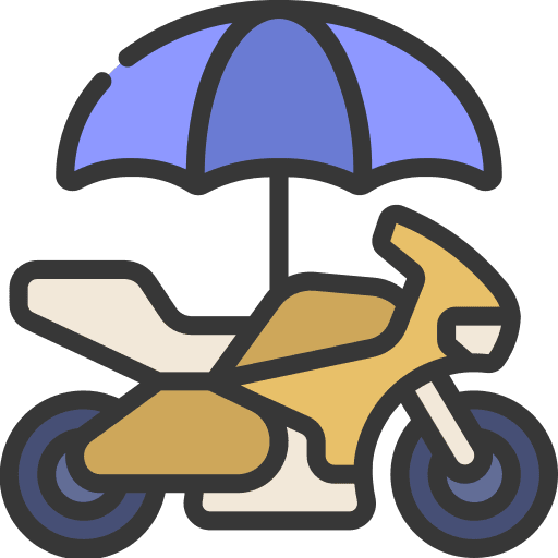 Motorbike bike insurance bikes icon