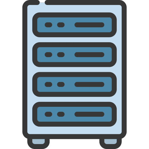 Servers device computer hardware cpu tower icon