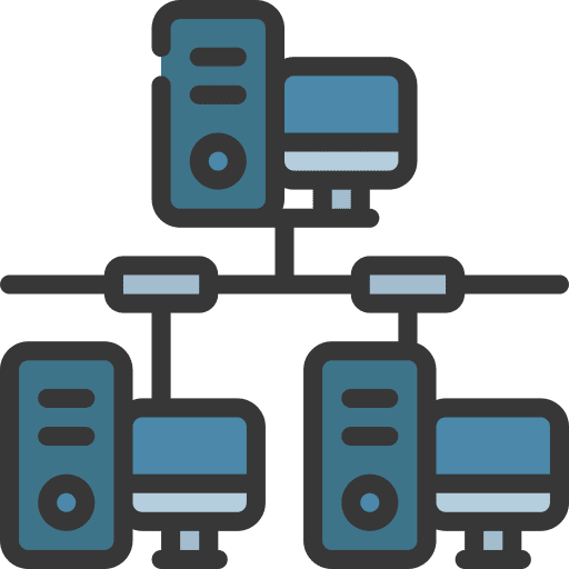 Computer networks monitor technology screen icon