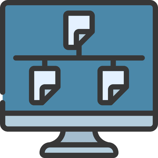 Folder network files and folders documents computer icon