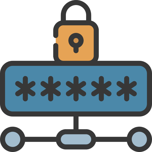 Private network computing protection technology icon