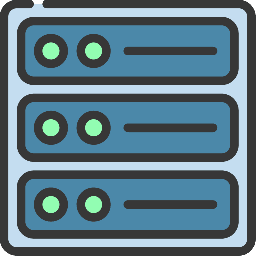 Server network server storage icon