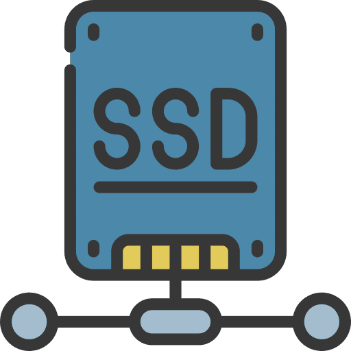 Ssd disk ssd drive solid state drive network icon