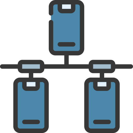 Mobile network internet data mobile network icon