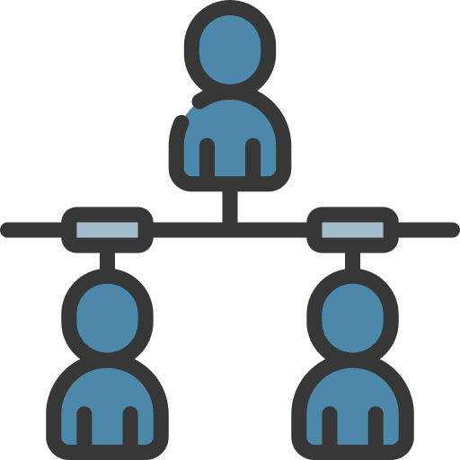 People network people network collaboration teamwork icon