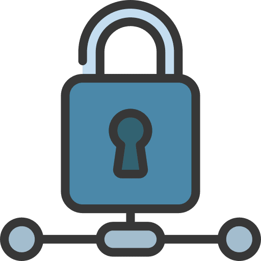 Private network ui interface seo icon