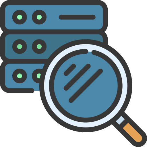 Search data seo and web networking electronics icon