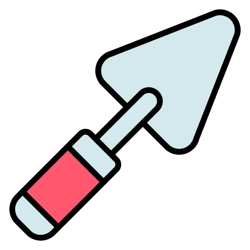 Trowel digging construction and tools trowel icon Trowel digging construction and tools trowel icon