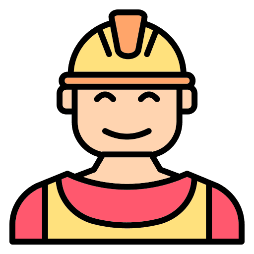 Worker worker helmet engineer icon Worker worker helmet engineer icon