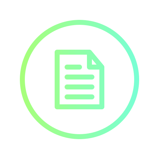 Document file interface document icon