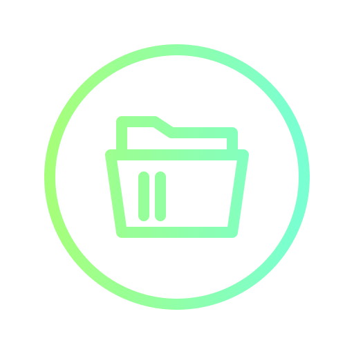 File office material folder data storage icon