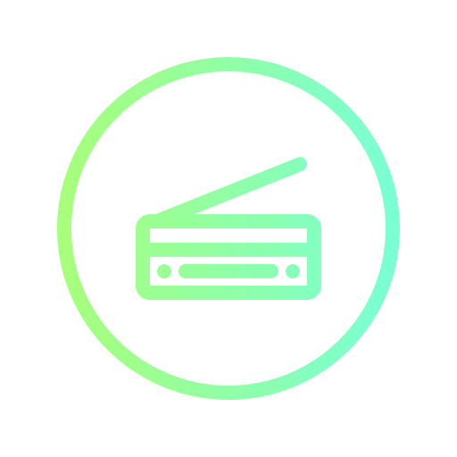 Scanner hardware finance scanner icon