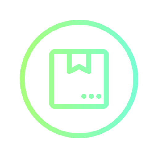 Box packaging fragile delivery icon