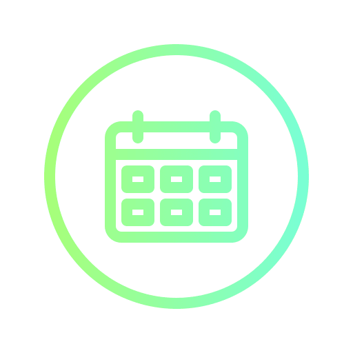 Calendar organization schedule calendar icon