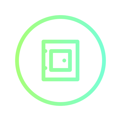 Safety box safebox deposit box bank icon