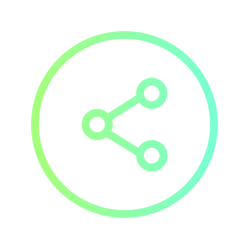 Share sharing networking connector icon