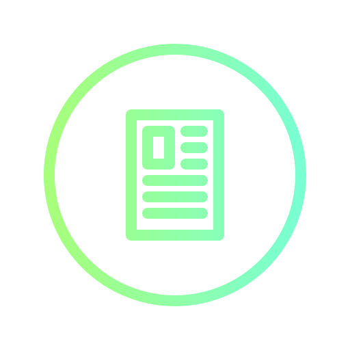 Task sheet interface paper icon