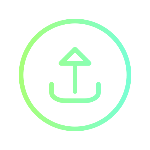 Upload ui button uploading icon