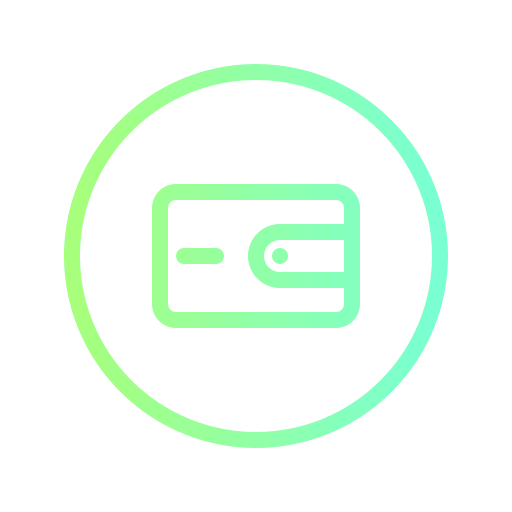 Wallet wallet holder payment icon