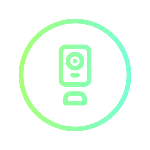 Webcam communications webcam video chat icon