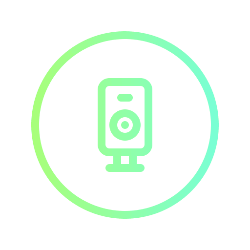 Webcam electronics videocall communications icon