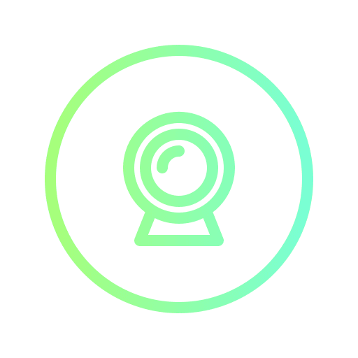Webcam round webcam computer electronics icon