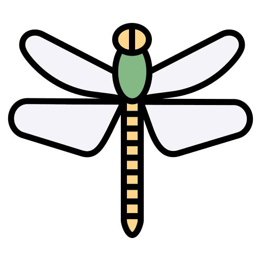 Dragonfly animals bug insect icon Dragonfly animals bug insect icon
