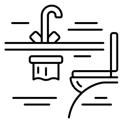 Restroom restroom airline service icon