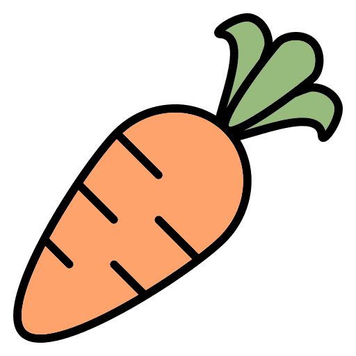 Spring farming and gardening vegetable healthy food icon