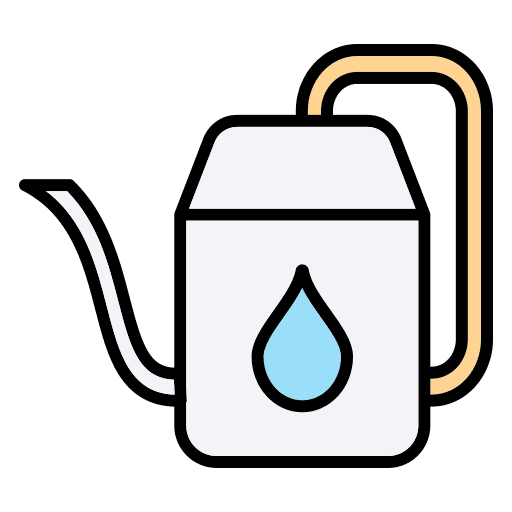 Watering can water bucket shovel agriculture icon