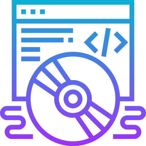 Application application software web programming icon Application application software web programming icon